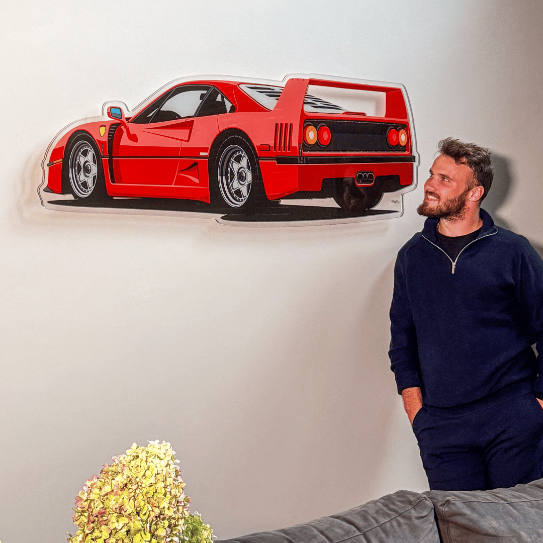 F50 Front Angle Acrylic Print