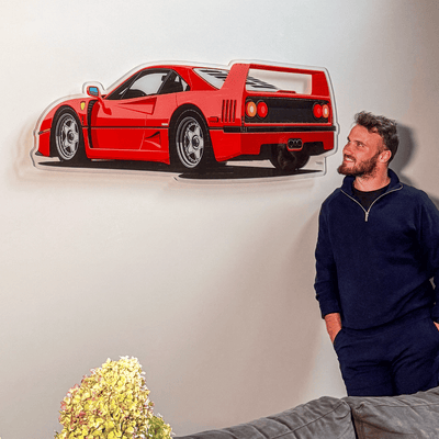 Skyline R34 GTR Front Angle Acrylic Print