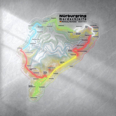 Nürburgring Nordschleife Neon Race Track