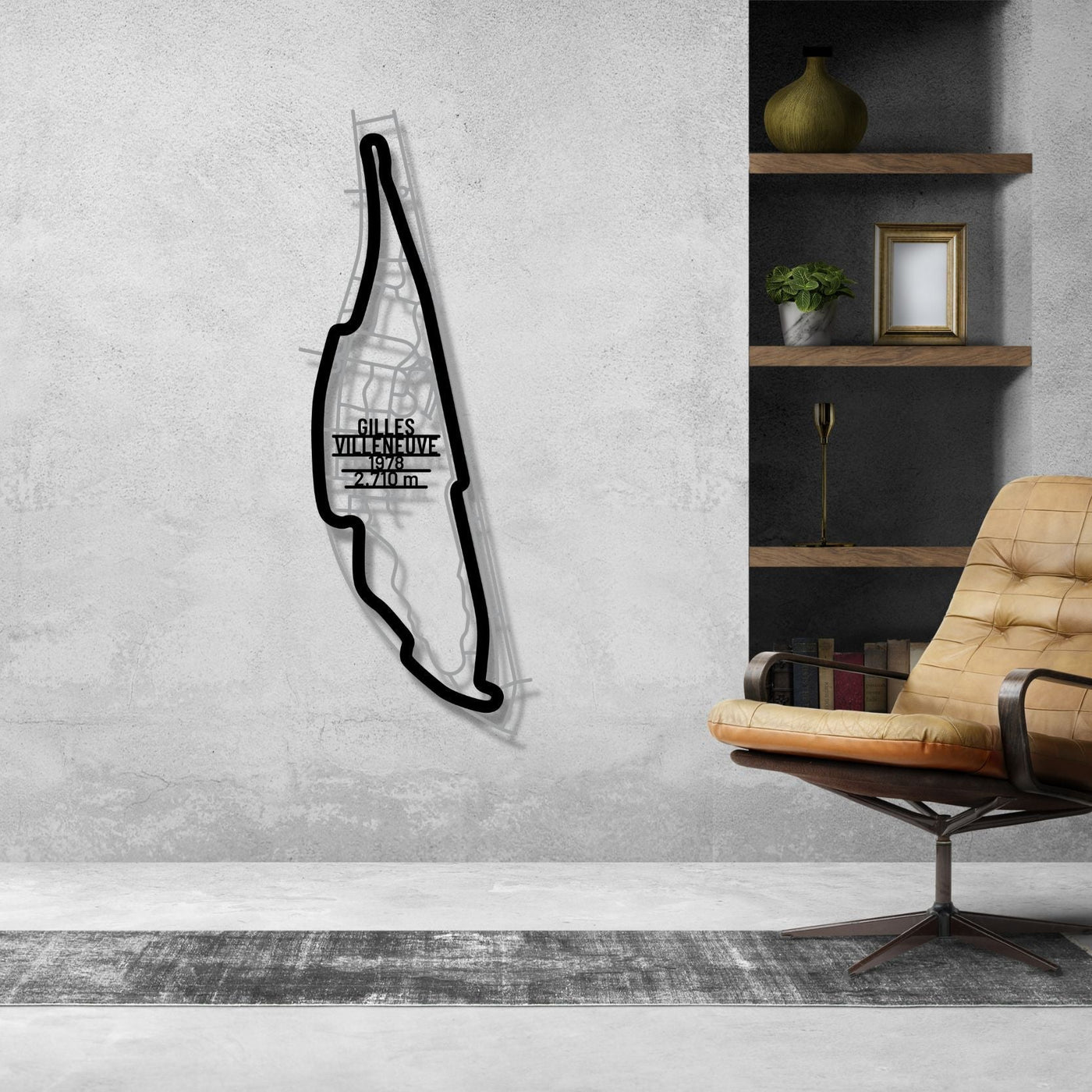Circuit Gilles-Villeneuve Metal Wall Art