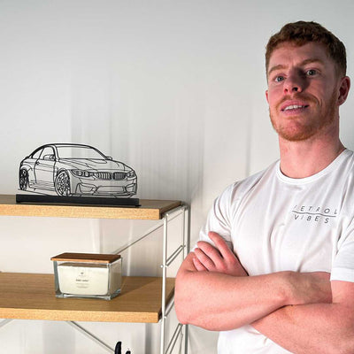 Your Custom Car Standing Silhouette Metal Art Service