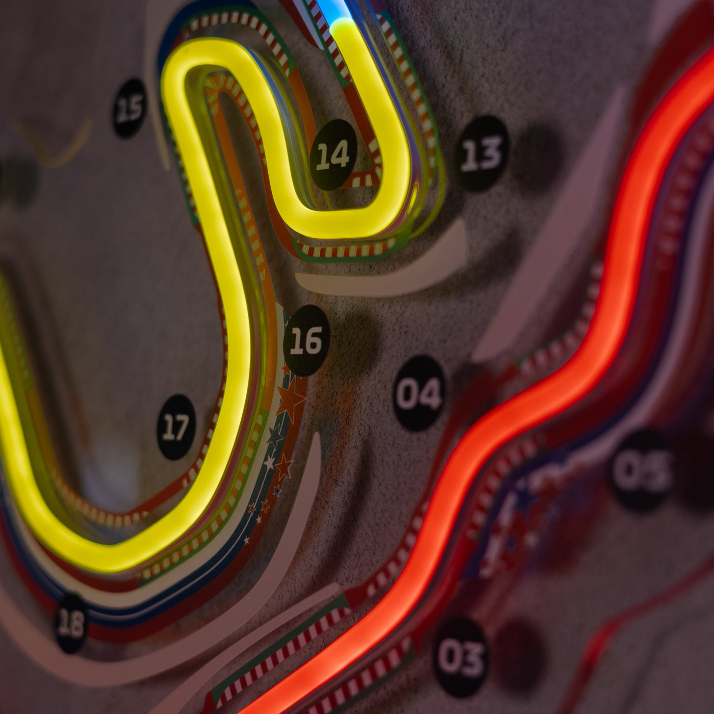 Your Custom Neon Race Track Service