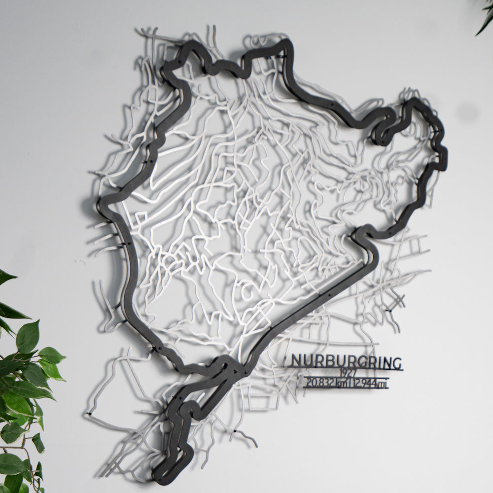 Your Custom Race Track Metal Wall Art Service
