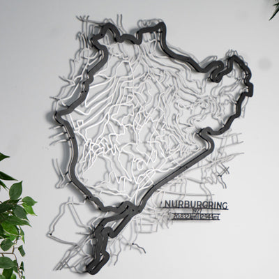 Your Custom Race Track Metal Wall Art Service