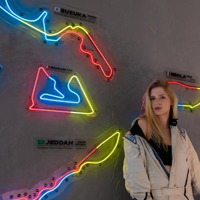 Your Custom Neon Race Track Service