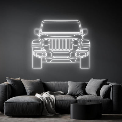 Wrangler 2020 Front Neon Silhouette