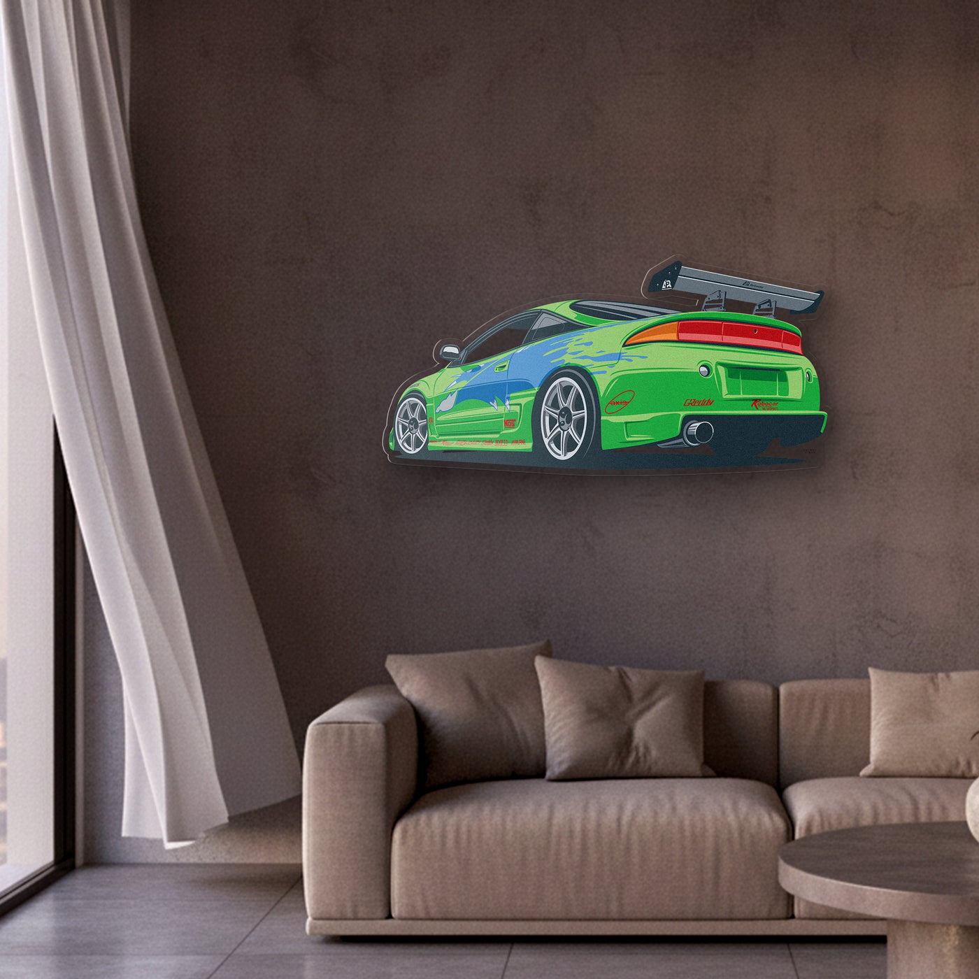 Eclipse Back Angle Acrylic Print