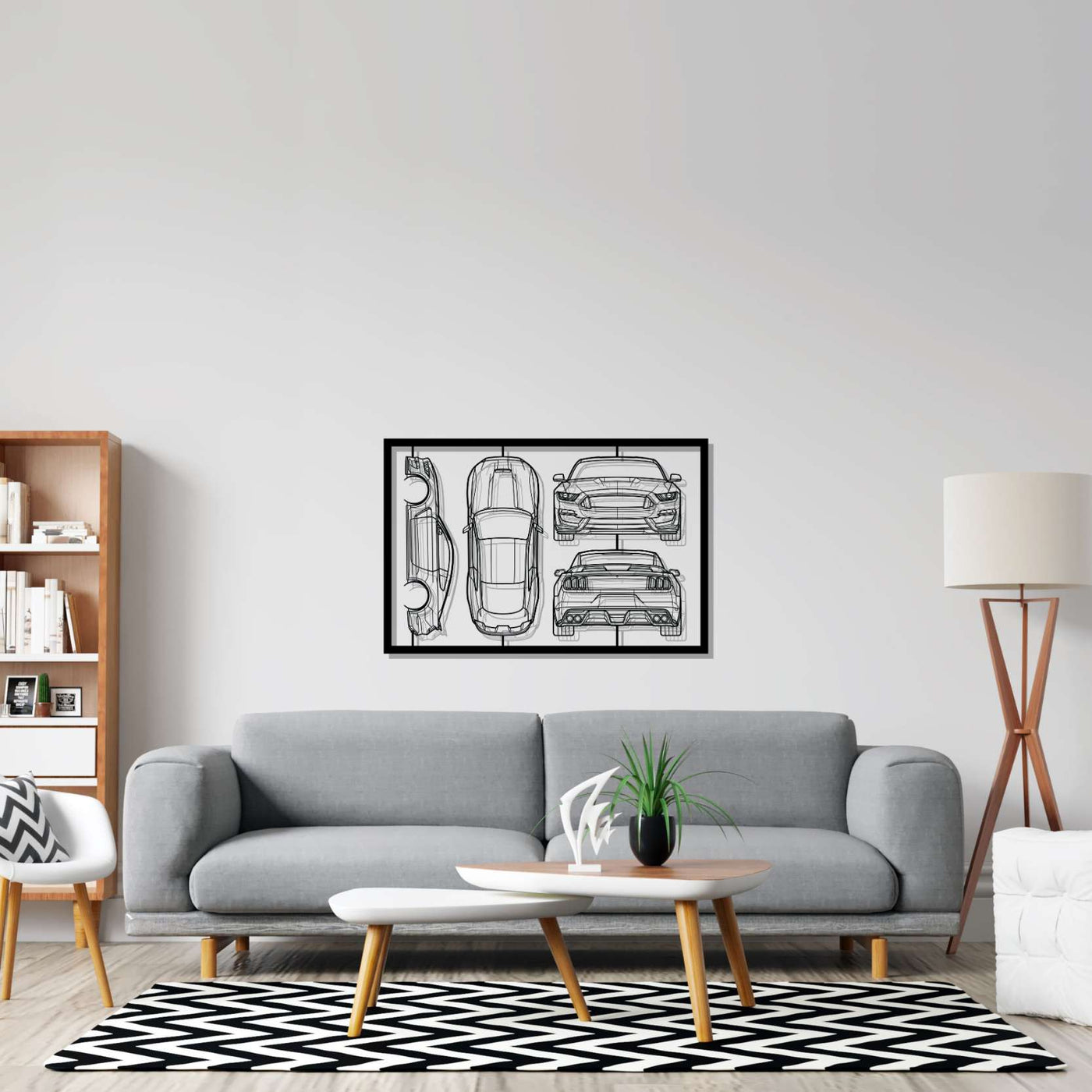 Your Custom Frame Car Metal Wall Art Service