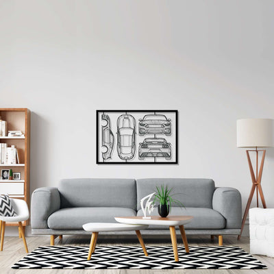 Your Custom Frame Car Metal Wall Art Service