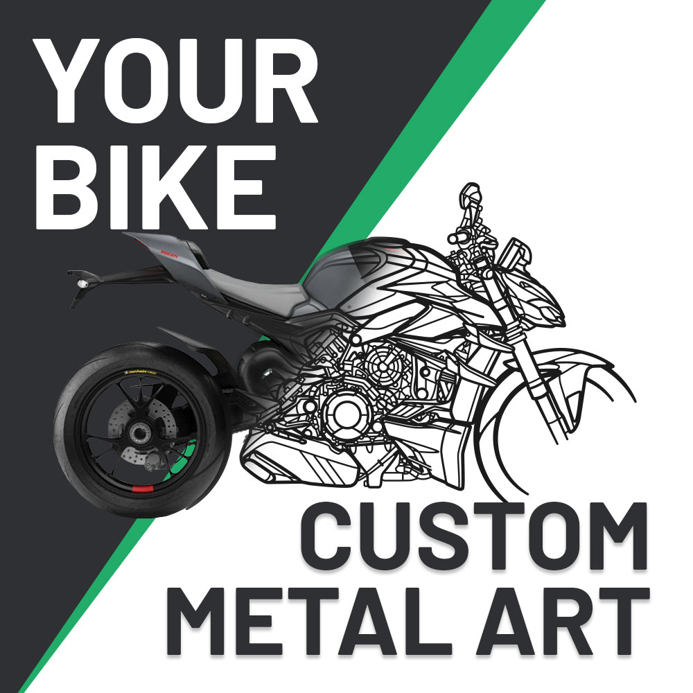 Your Custom Bike Silhouette Metal Wall Art Service