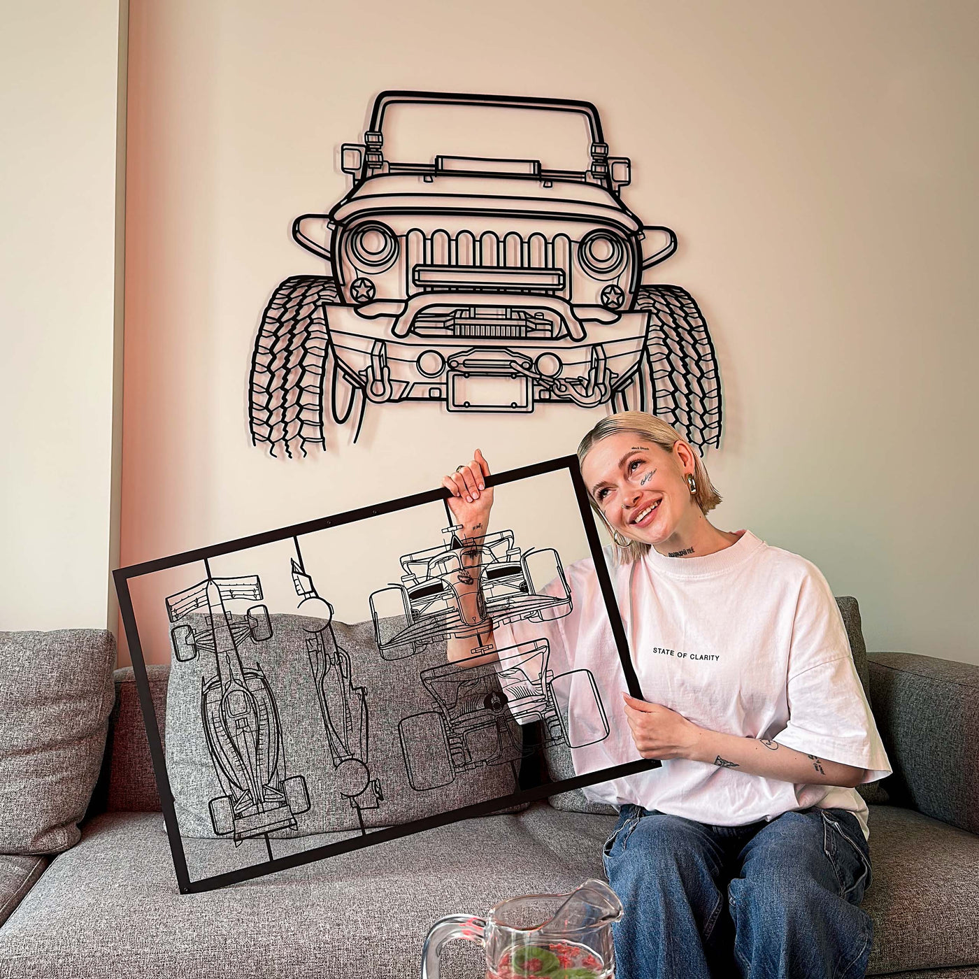 Your Custom Frame Car Metal Wall Art Service
