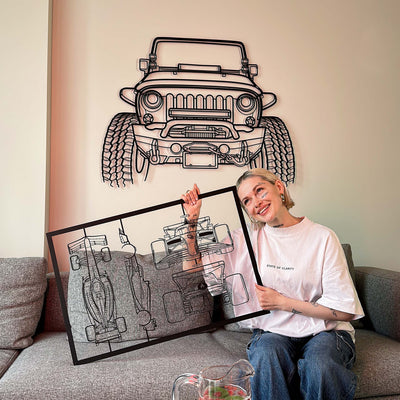 Your Custom Frame Car Metal Wall Art Service