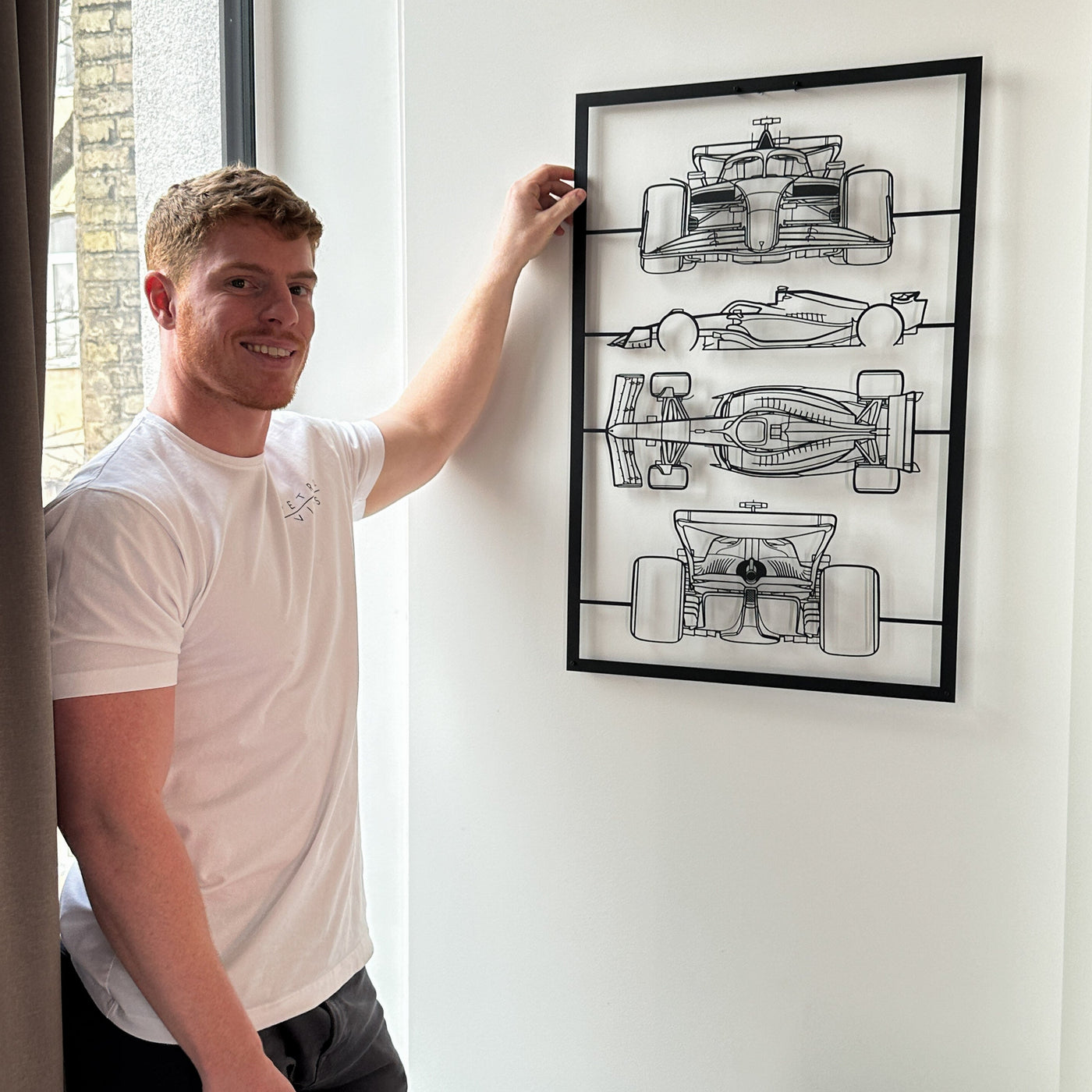 Your Custom Frame Car Metal Wall Art Service