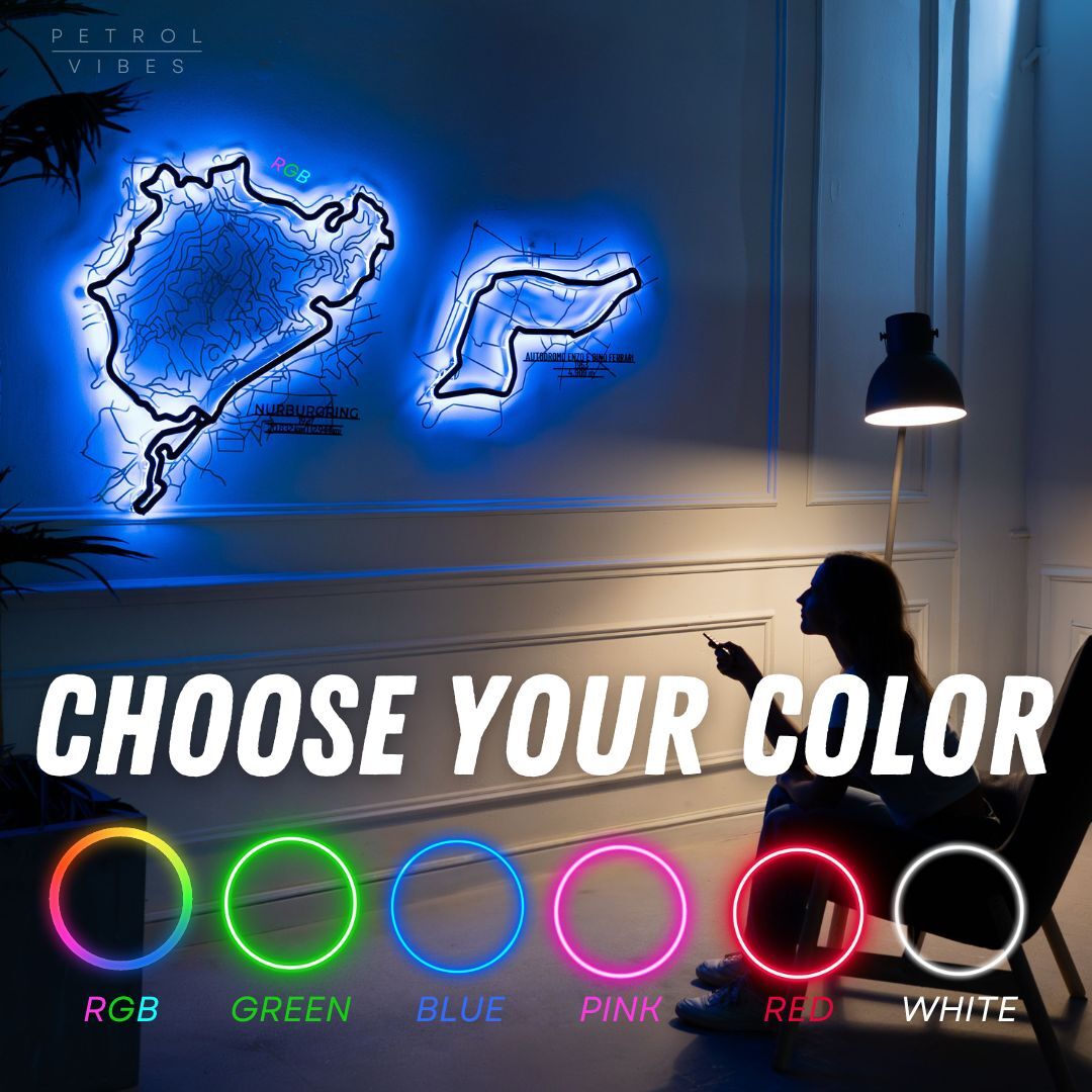 Your Custom Race Track Metal Wall Art Service
